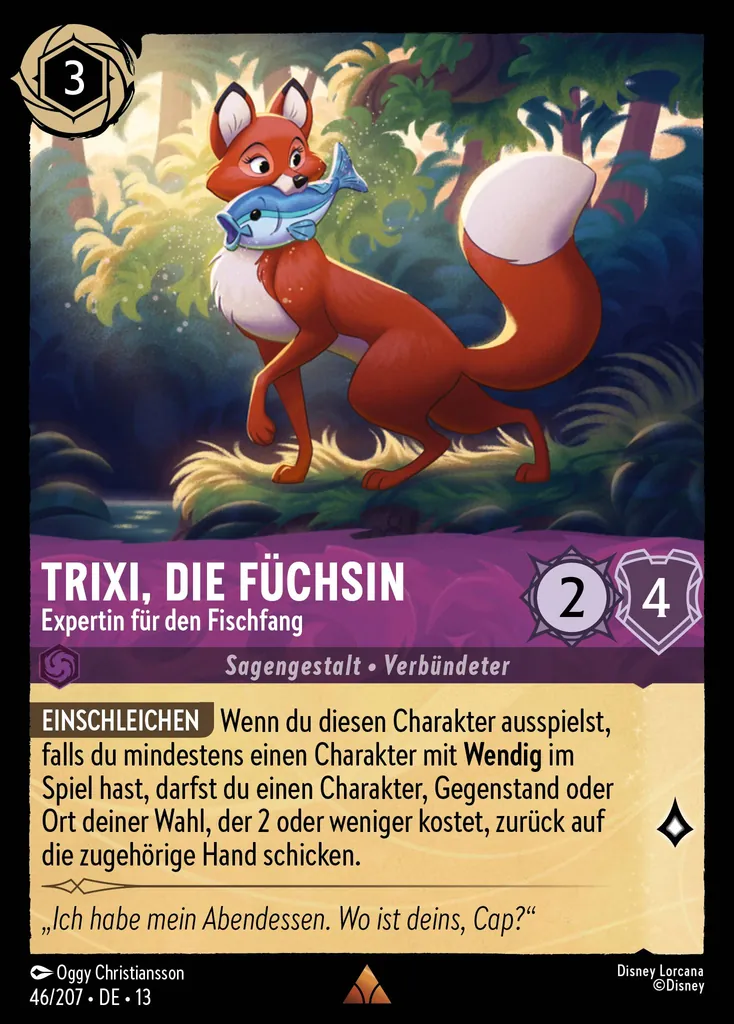 Trixi, die FĂĽchsin - Expertin fĂĽr den Fischfang