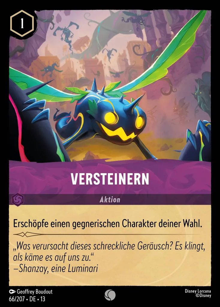 Versteinern