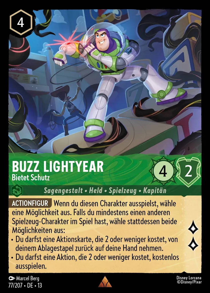 Buzz Lightyear - Bietet Schutz