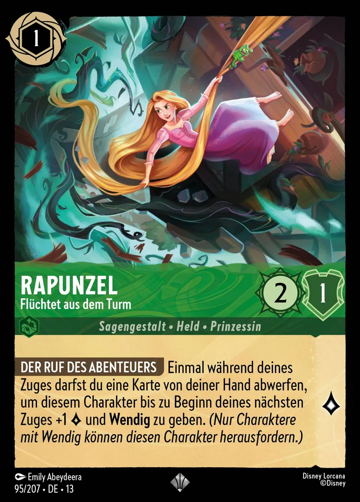 Rapunzel - FlĂĽchtet aus dem Turm