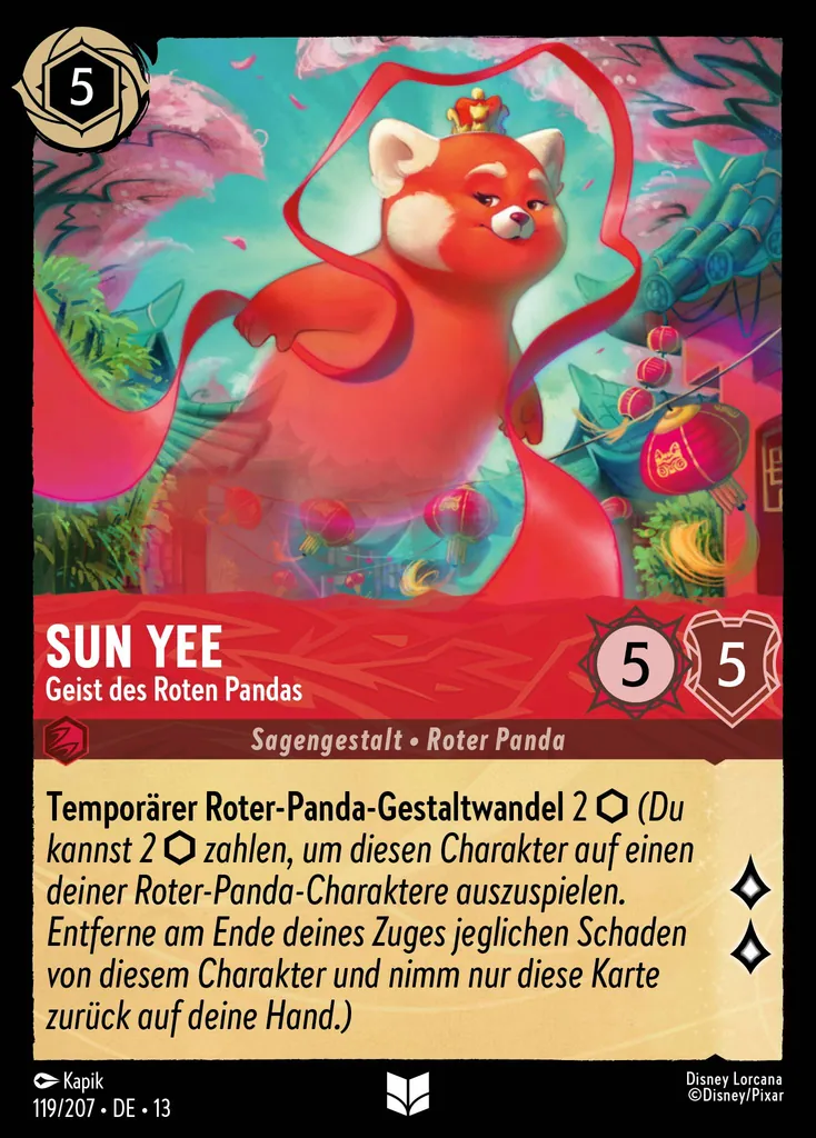 Sun Yee - Geist des Roten Pandas