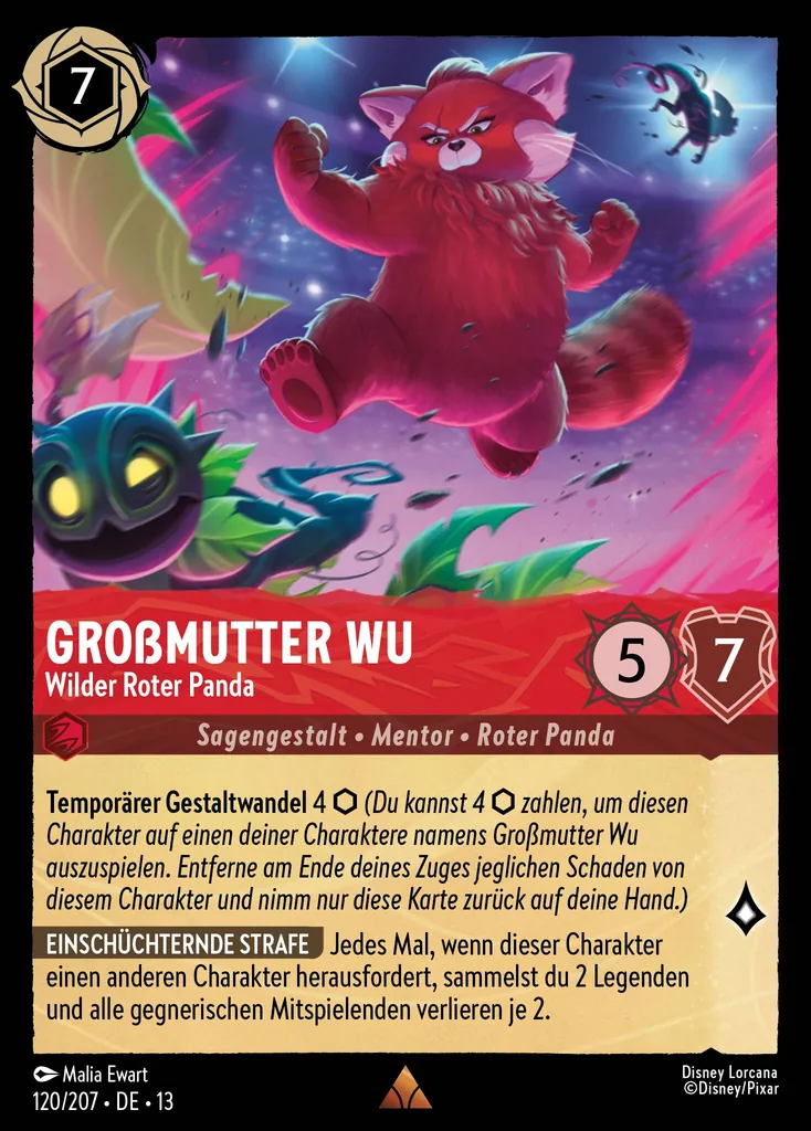 Großmutter Wu - Wilder Roter Panda