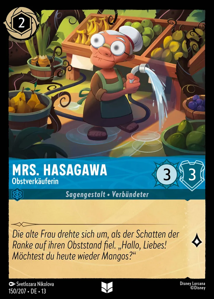 Mrs. Hasagawa - Obstverkäuferin