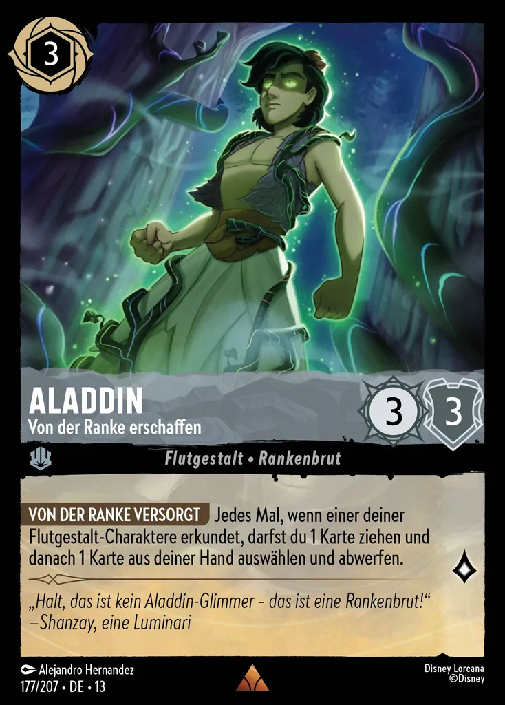 Aladdin - Von der Ranke erschaffen