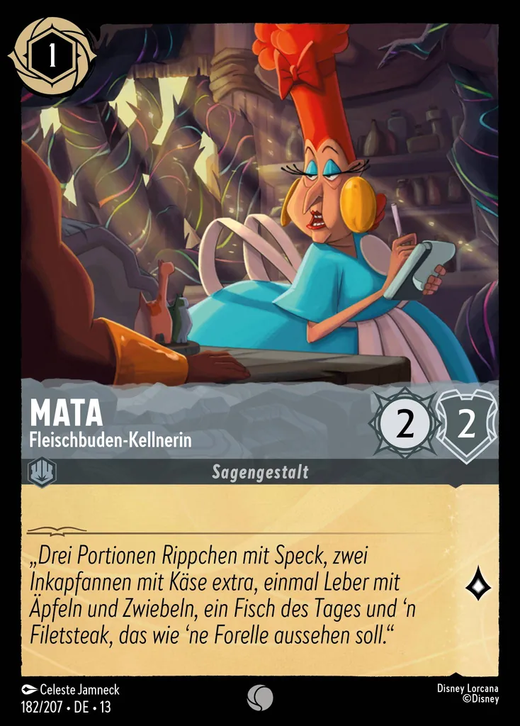 Mata - Fleischbuden-Kellnerin