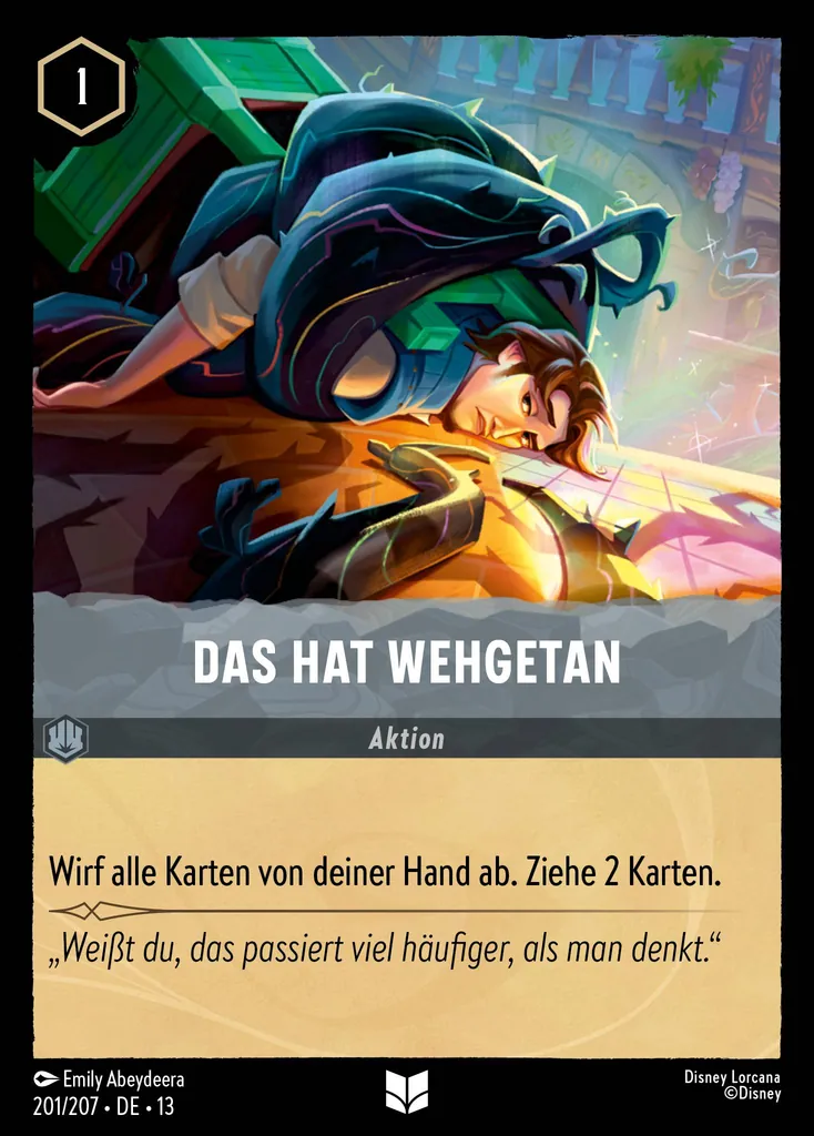 Das hat wehgetan
