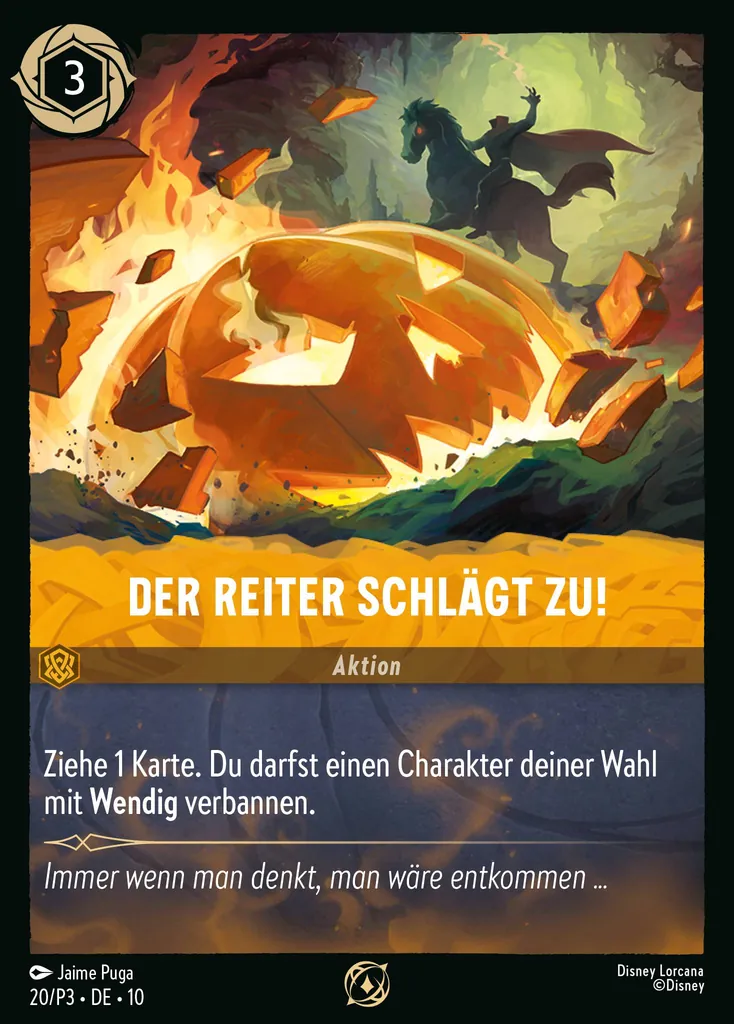 Der Reiter schlägt zu!