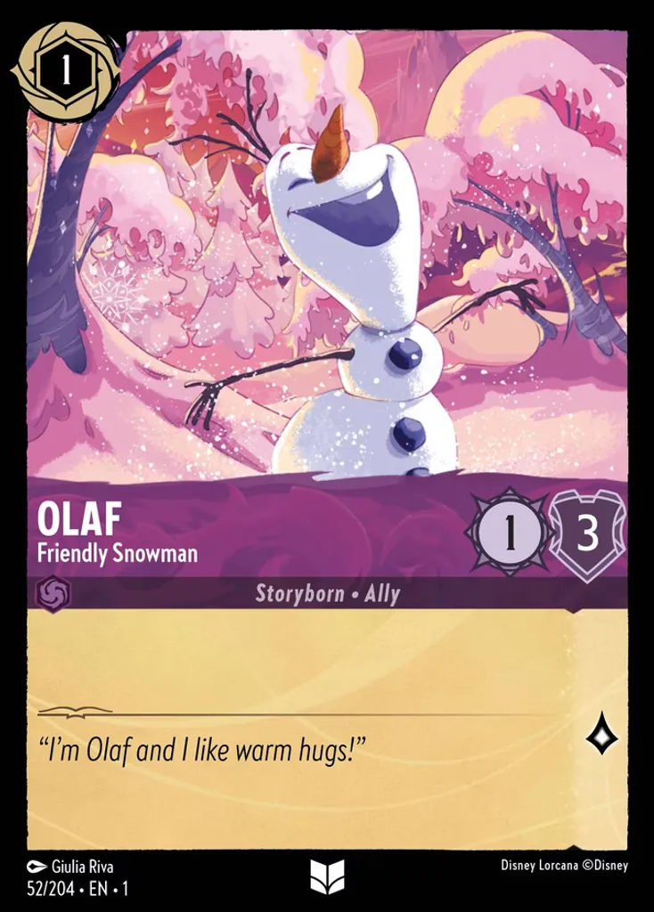 Olaf - Muñeco de nieve amigable