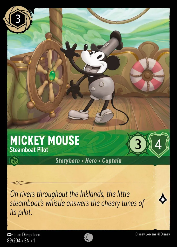 Ratoncito Mickey - Piloto de barco de vapor