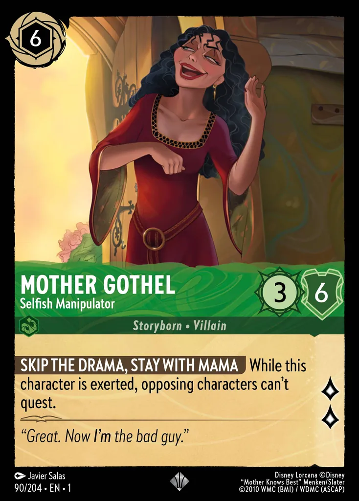 Madre Gothel - Manipulador egoísta