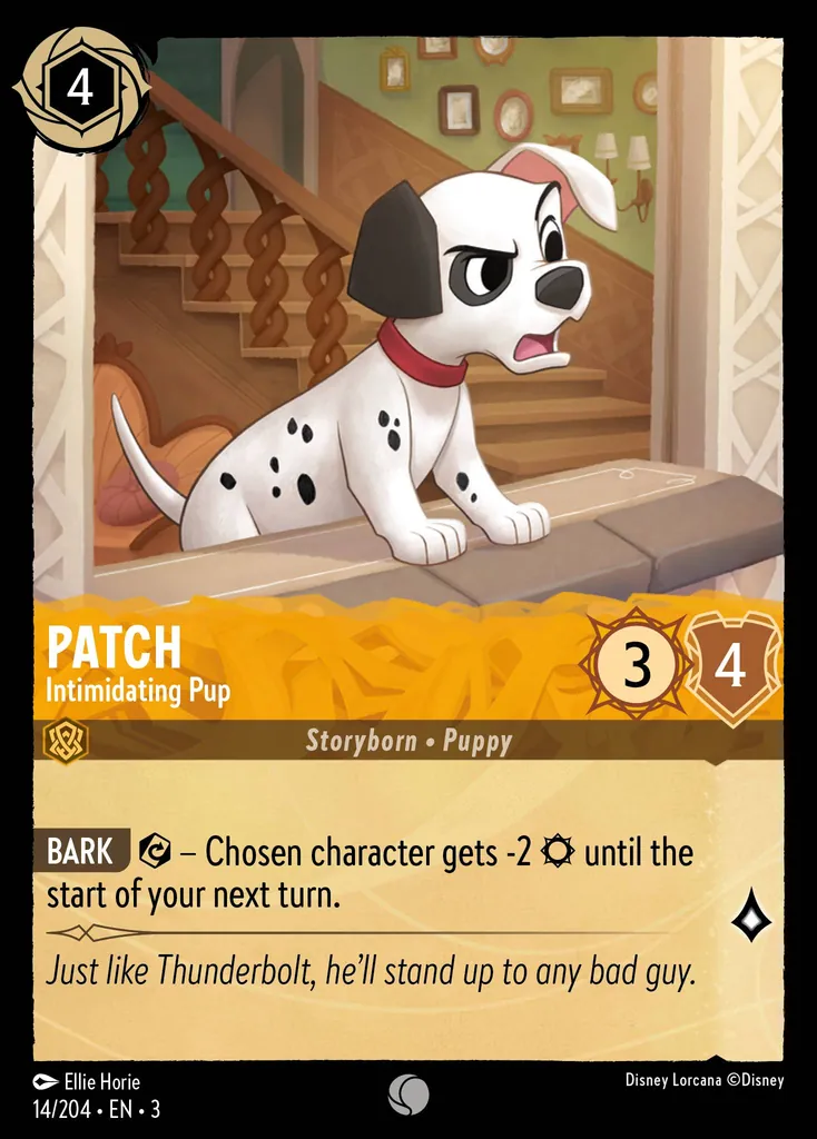 Parche - Cachorro intimidante