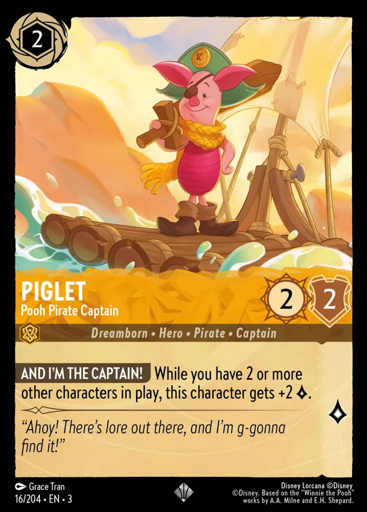 Cerdito - Capitán Pirata Pooh