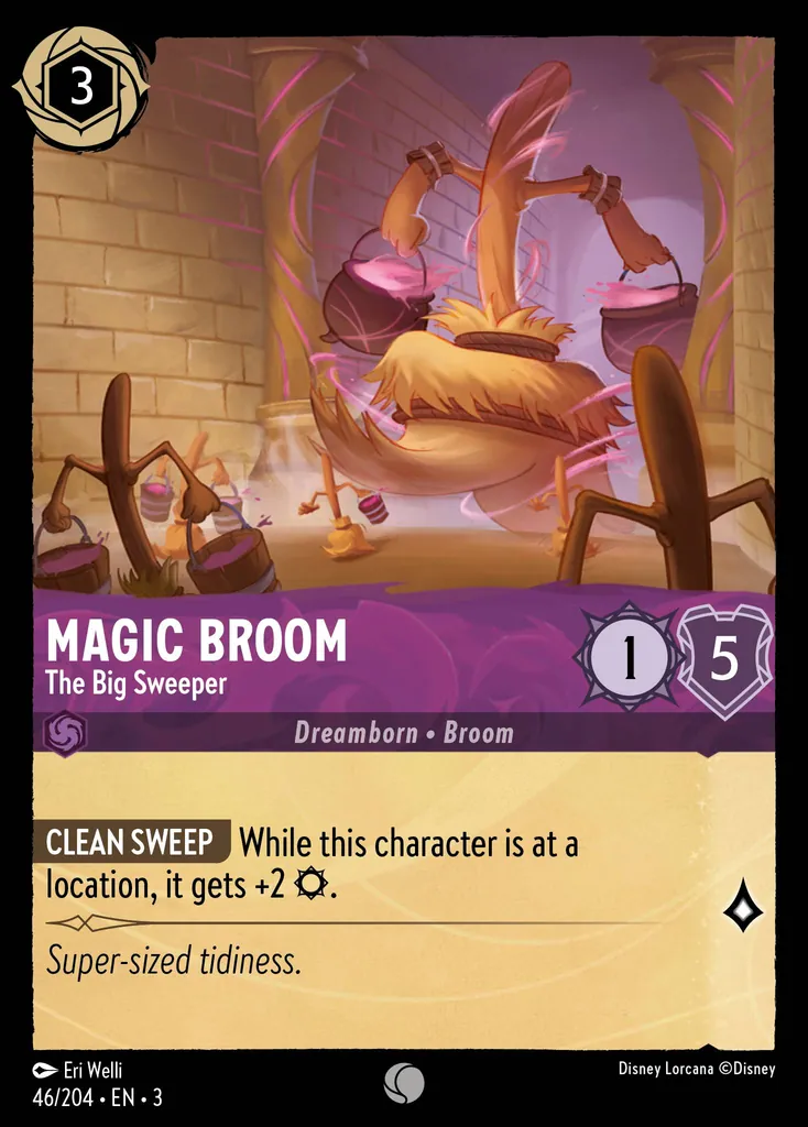 Escoba magica - El gran barrendero