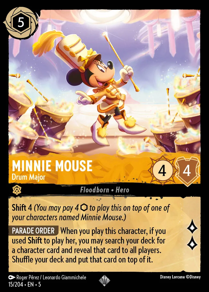 Minnie ratón - Tambor mayor