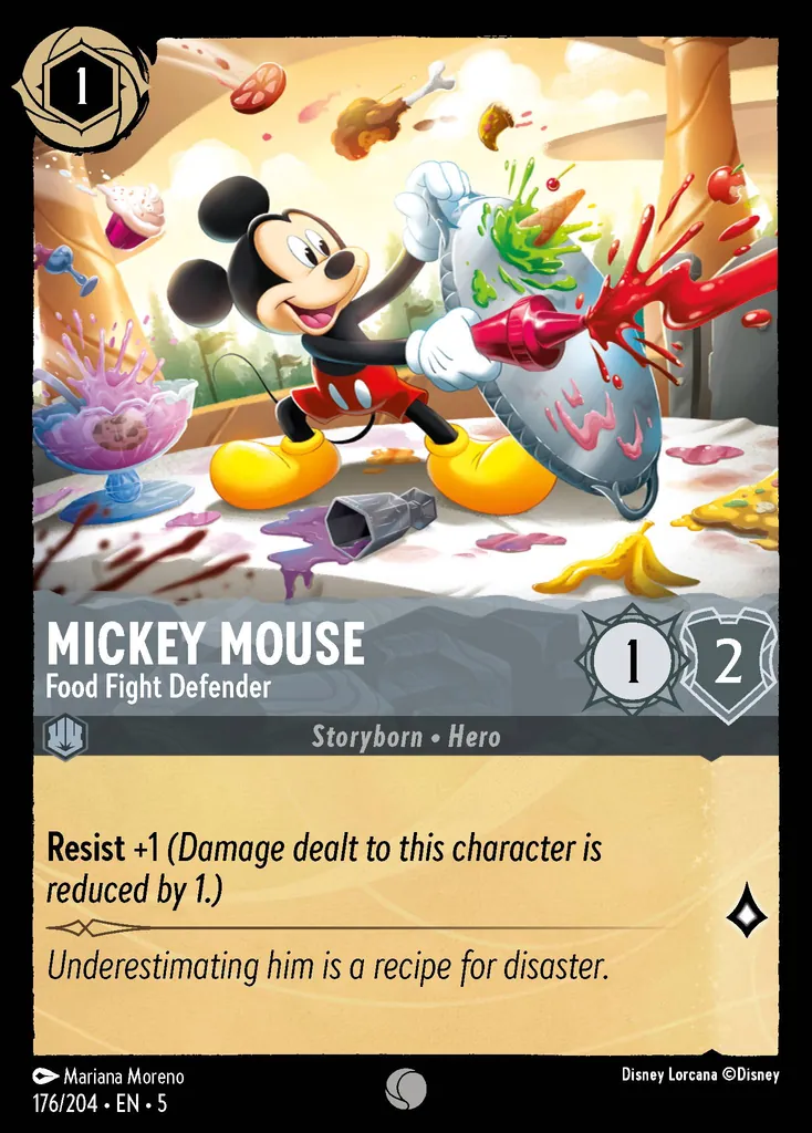 Ratoncito Mickey - Defensor de la lucha contra la comida