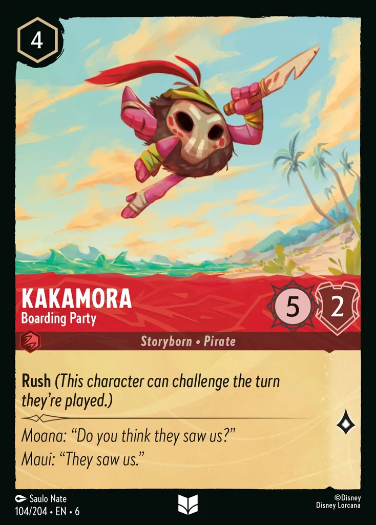 Kakamora - Grupo de embarque