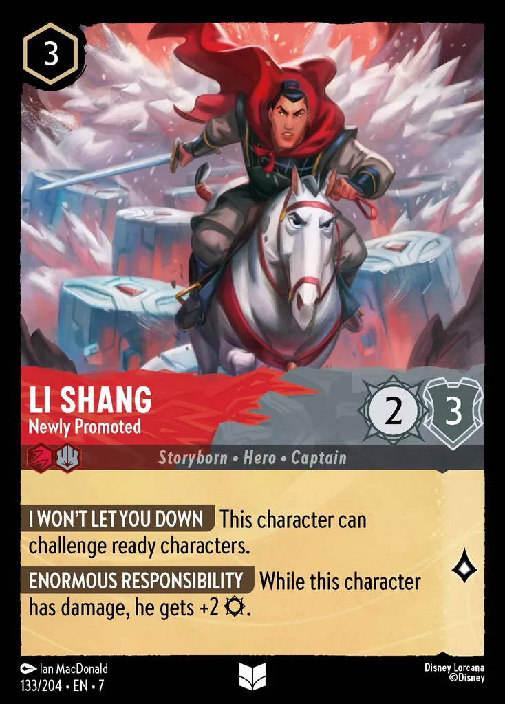 Li Shang - Recién promocionado
