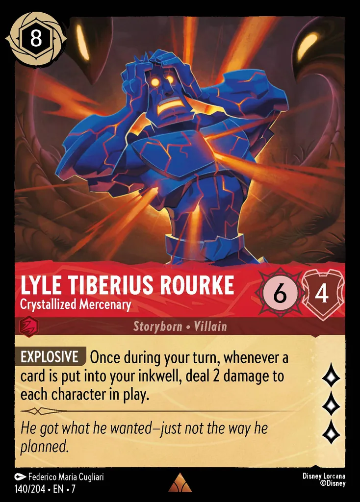Lyle Tiberius Rourke - Mercenario cristalizado