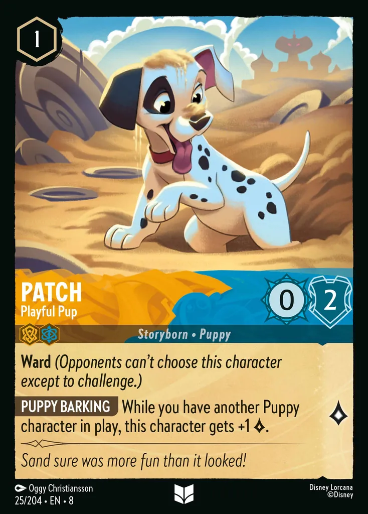 Parche - Cachorro juguetón