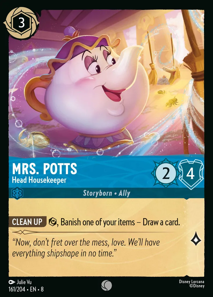 Señora potts - Jefe de limpieza