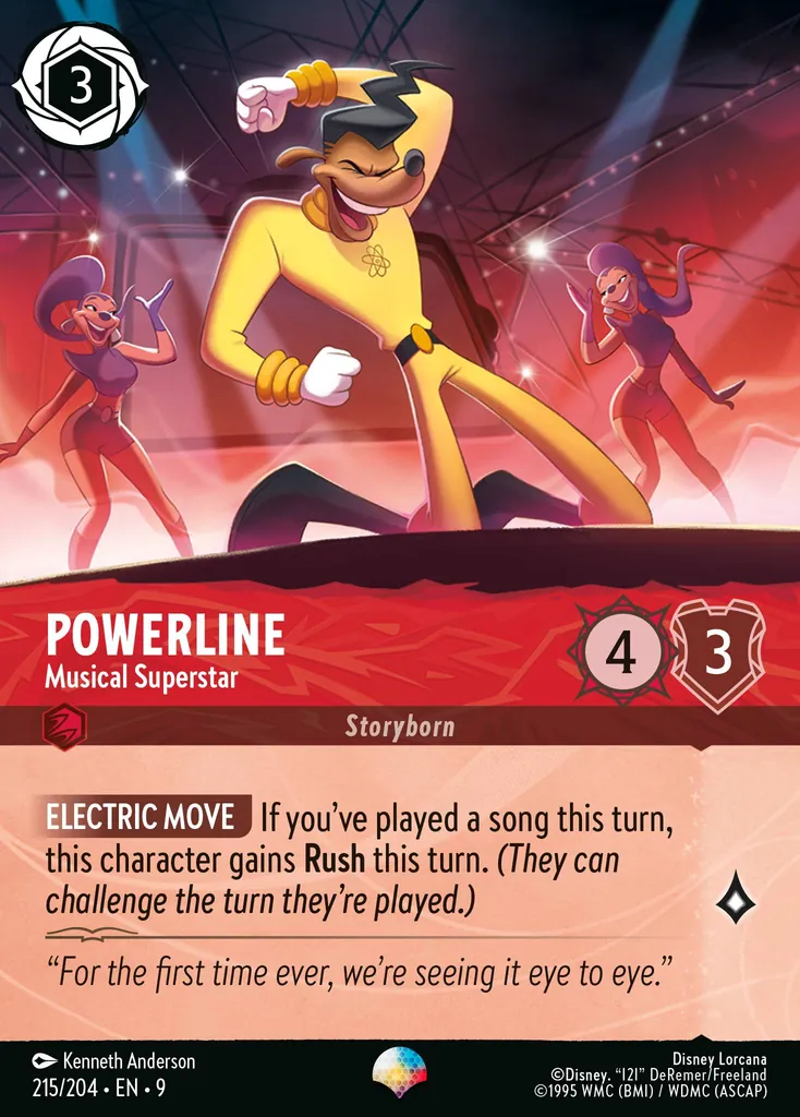 Línea eléctrica - Superestrella musical