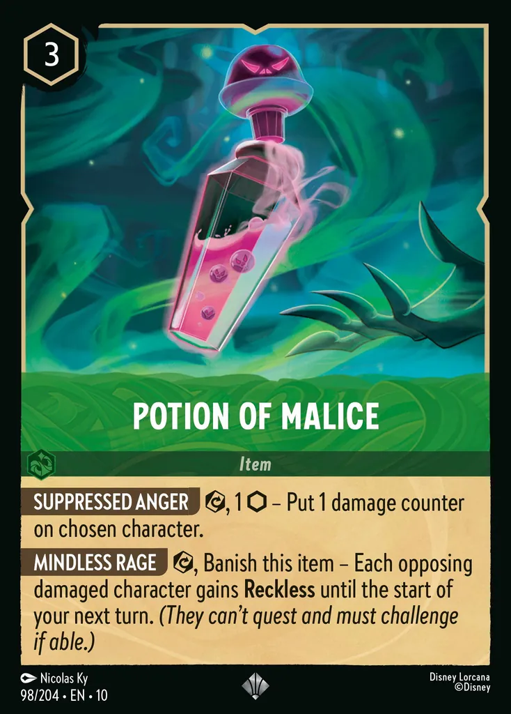 Poción de malicia