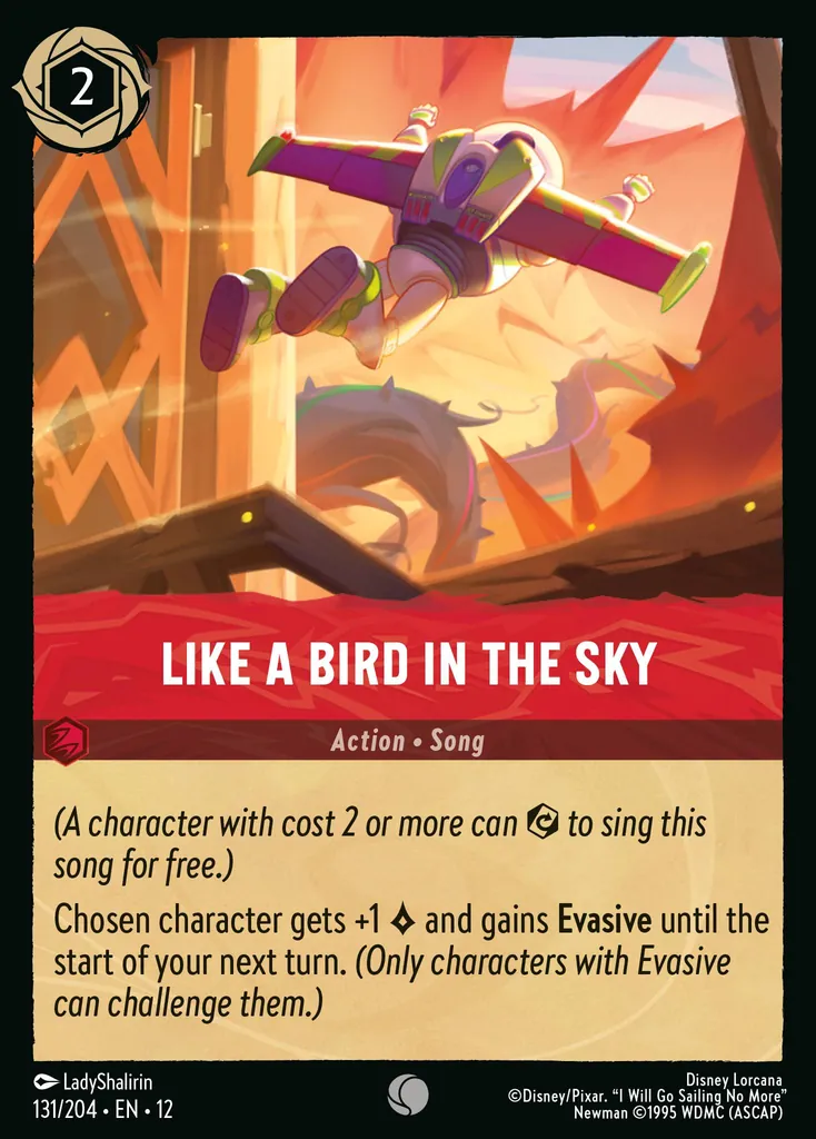 Como un pájaro en el cielo