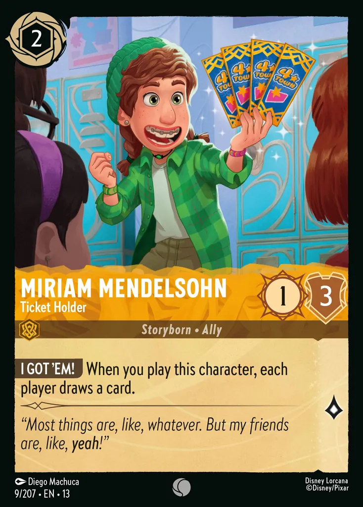 Miriam Mendelsohn - Ticket Holder