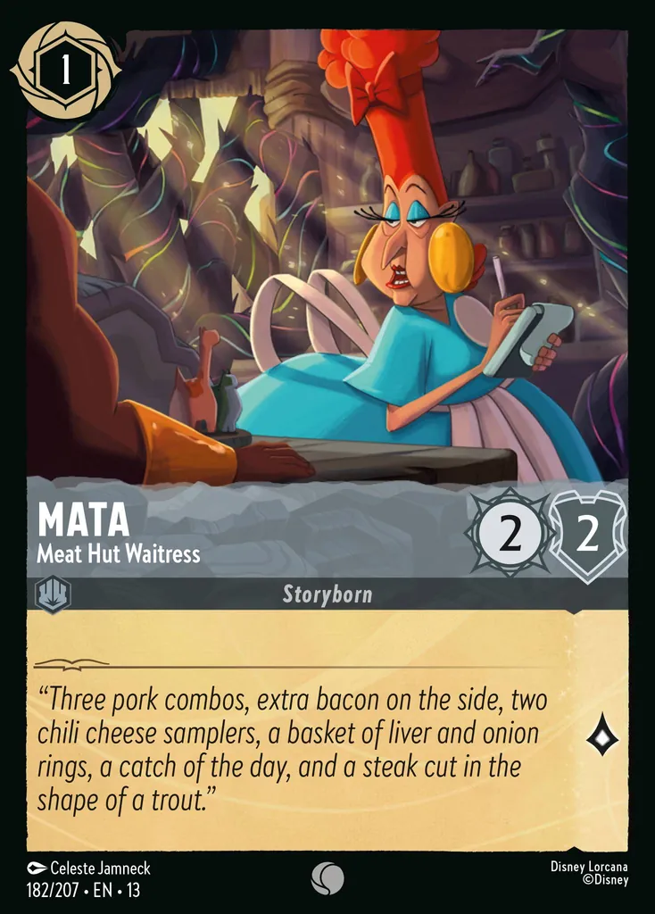 Matá - Camarera de cabaña de carne