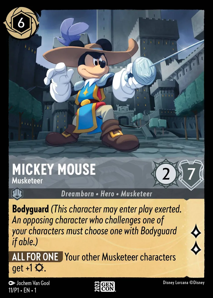 Ratoncito Mickey - Mosquetero