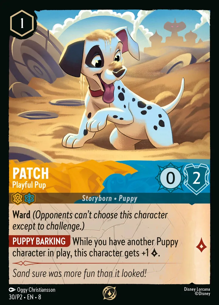 Parche - Cachorro juguetón