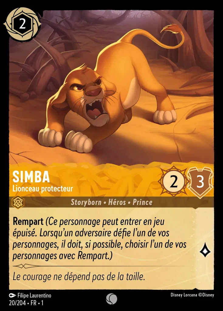 SIMBA - Lionceau protecteur