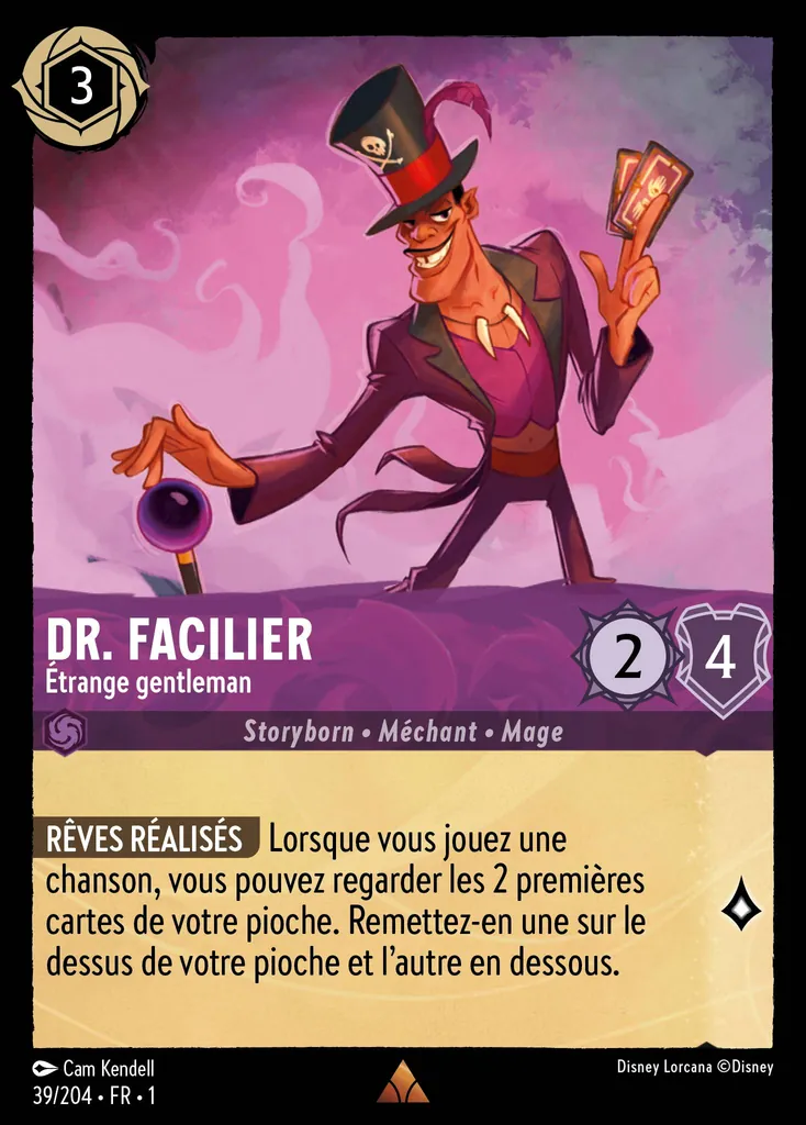 DR. FACILIER - Étrange gentleman