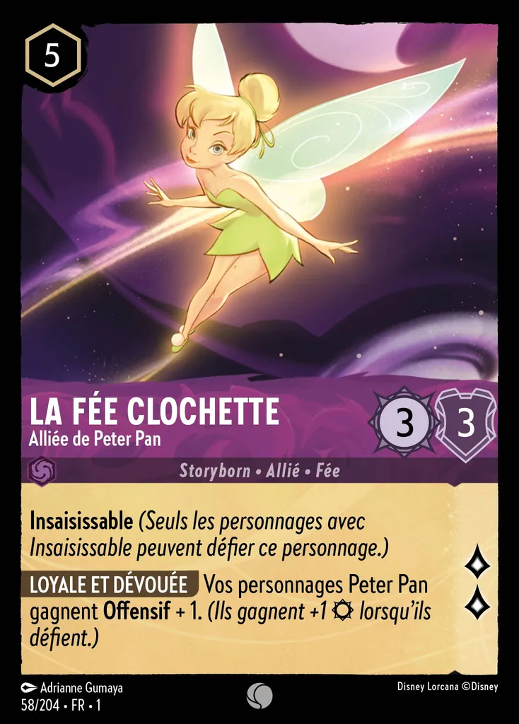 LA FÉE CLOCHETTE - Alliée de Peter Pan