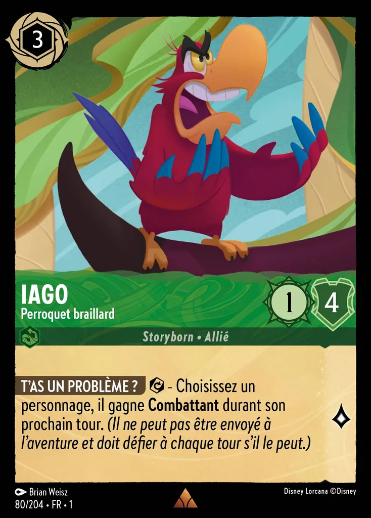 IAGO - Perroquet braillard