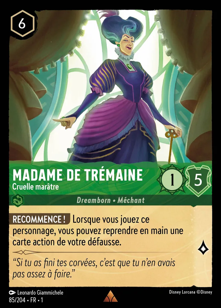 MADAME DE TRÉMAINE - Cruelle marâtre