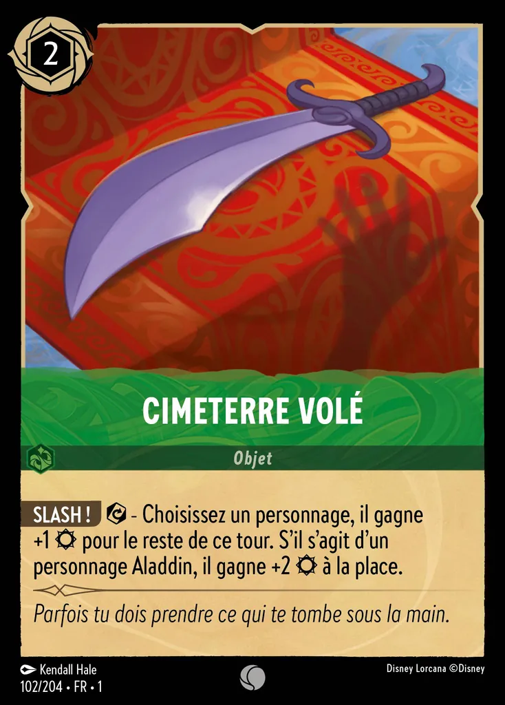CIMETERRE VOLÉ