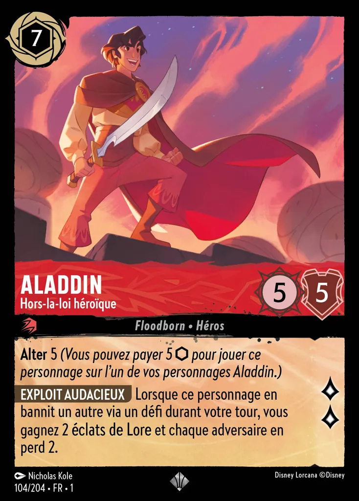 ALADDIN - Hors-la-loi héroïque