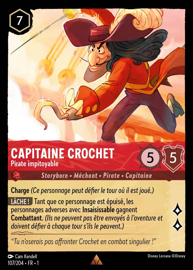 CAPITAINE CROCHET - Pirate impitoyable
