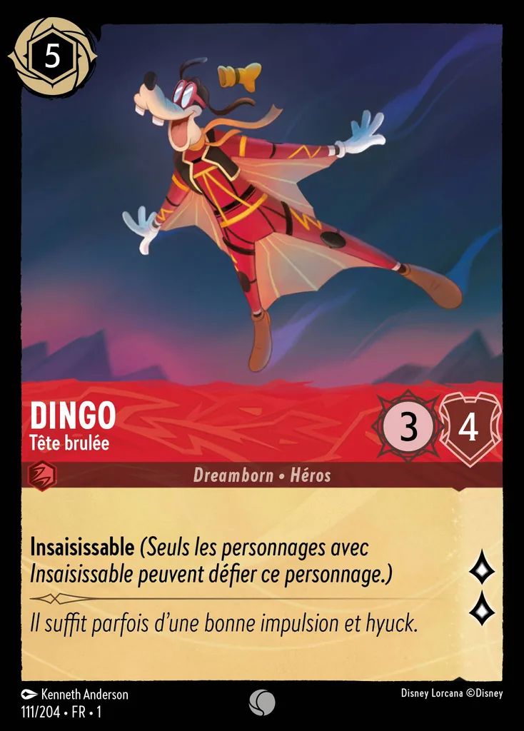DINGO - Tête brulée