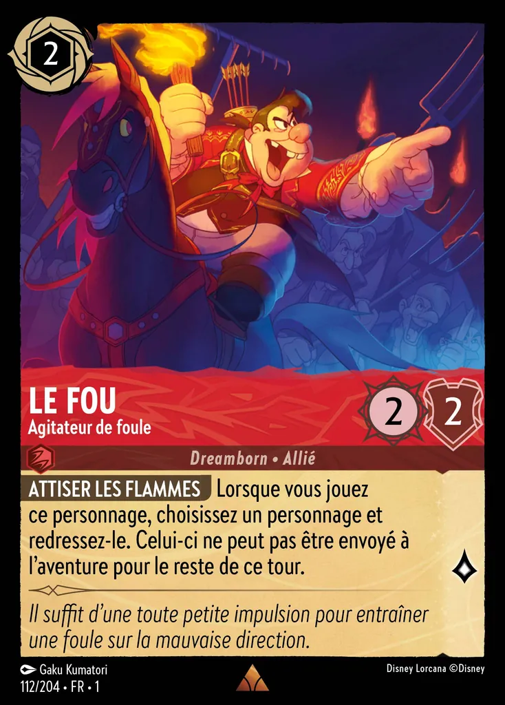 LE FOU - Agitateur de foule