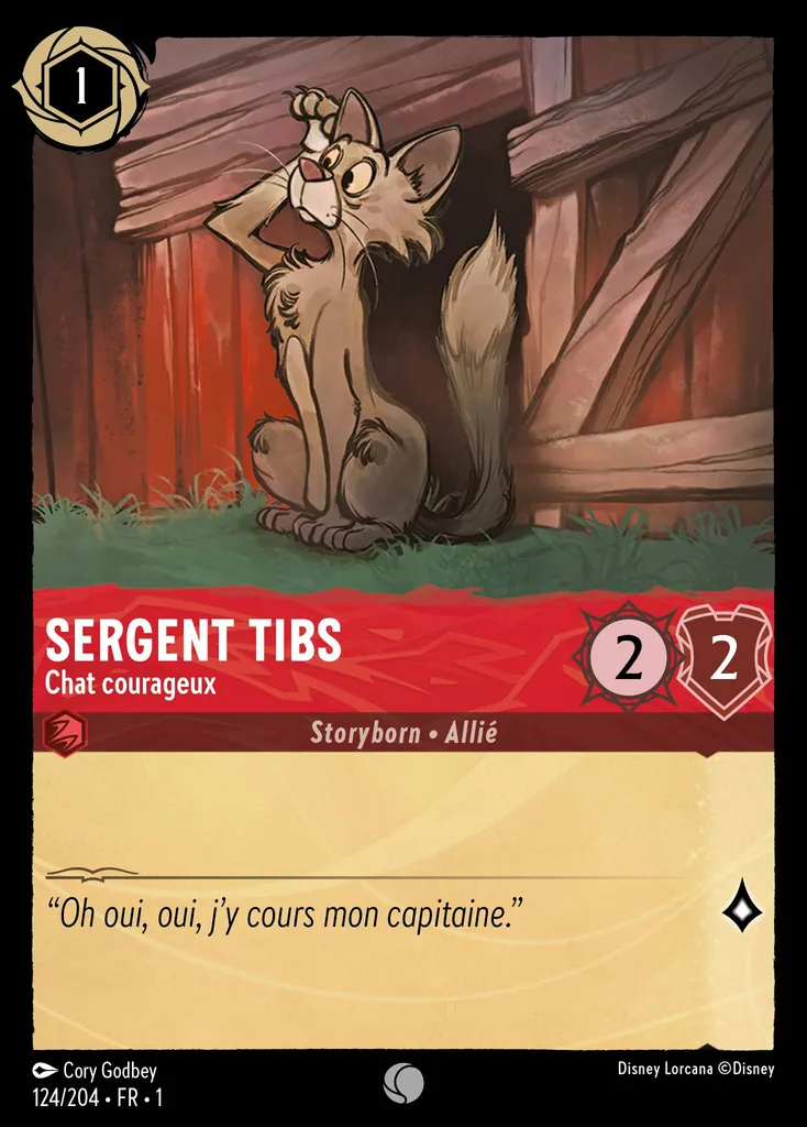 SERGENT TIBS - Chat courageux