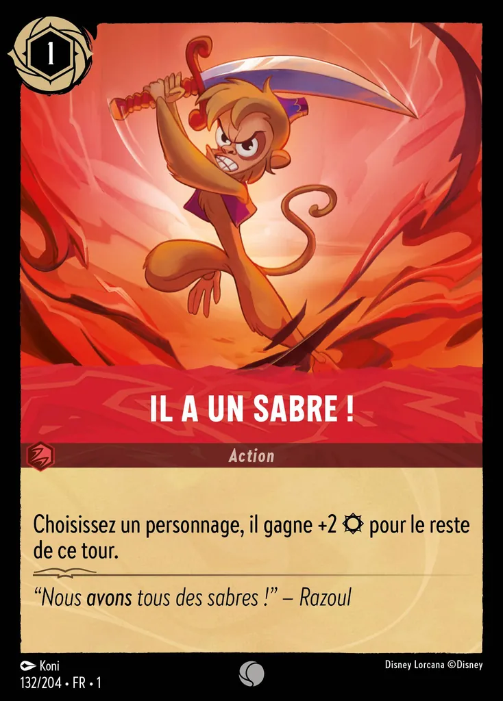 IL A UN SABRE !
