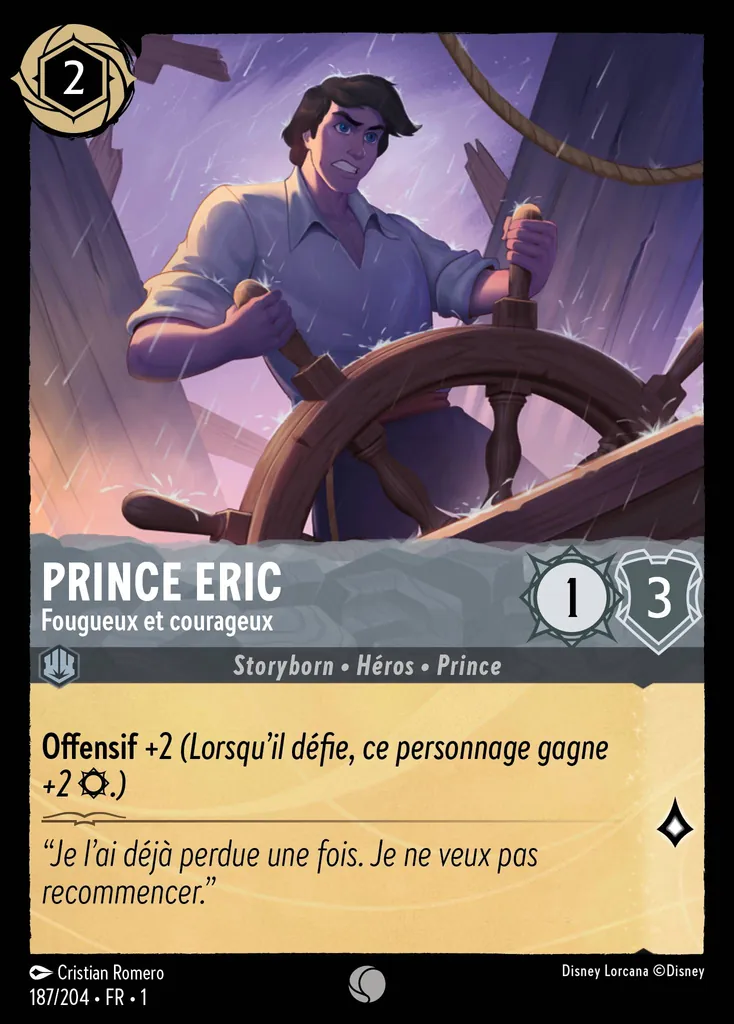 PRINCE ERIC - Fougueux et courageux