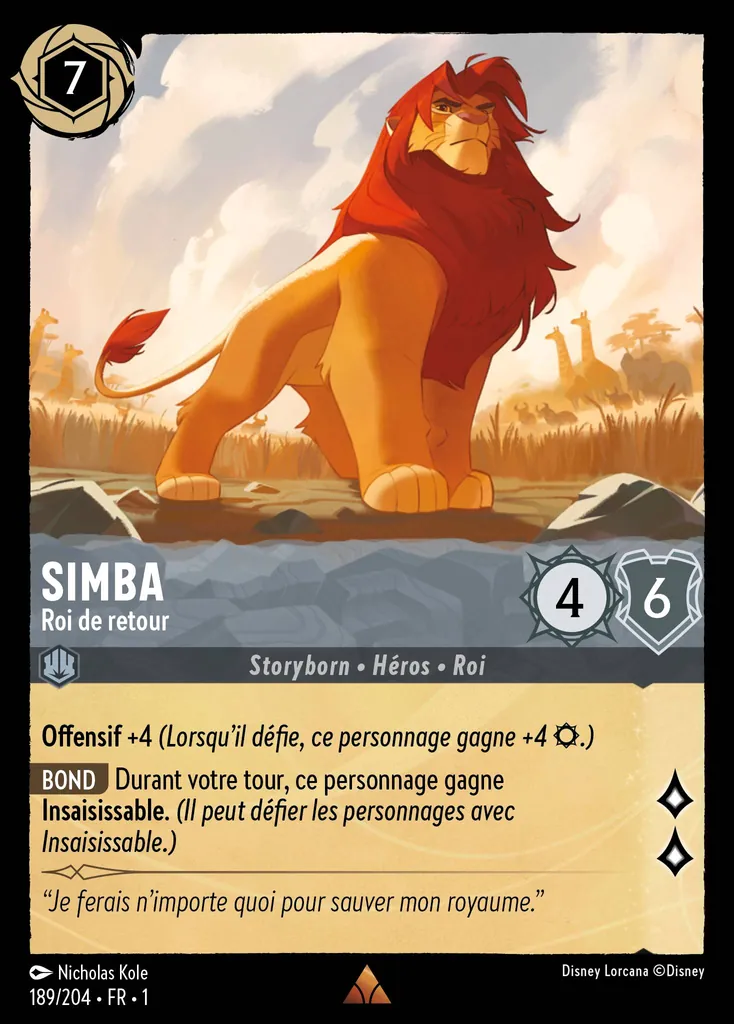 SIMBA - Roi de retour
