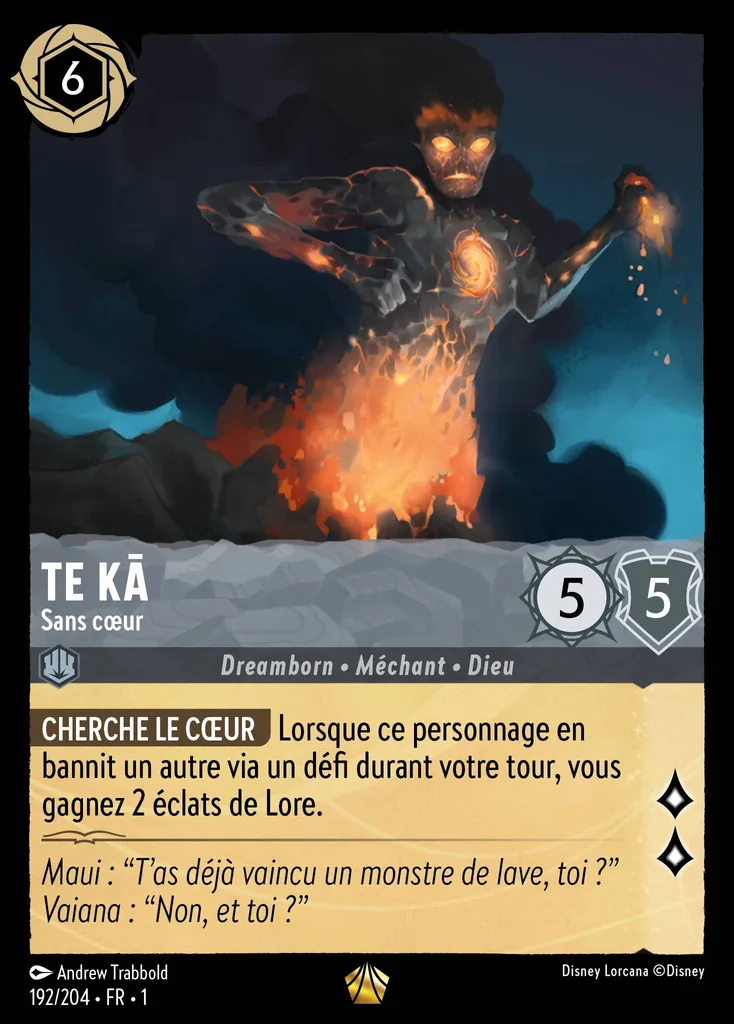 TE KĀ - Sans cœur