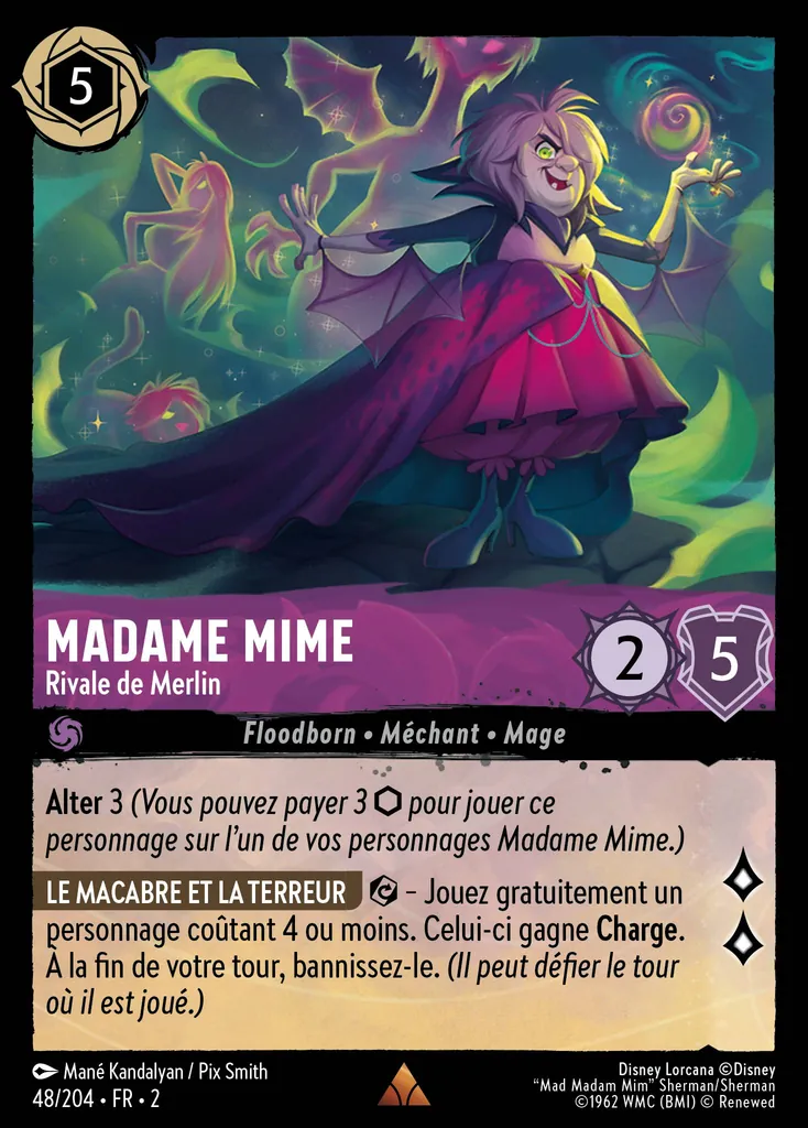 Madame Mime - Rivale de Merlin
