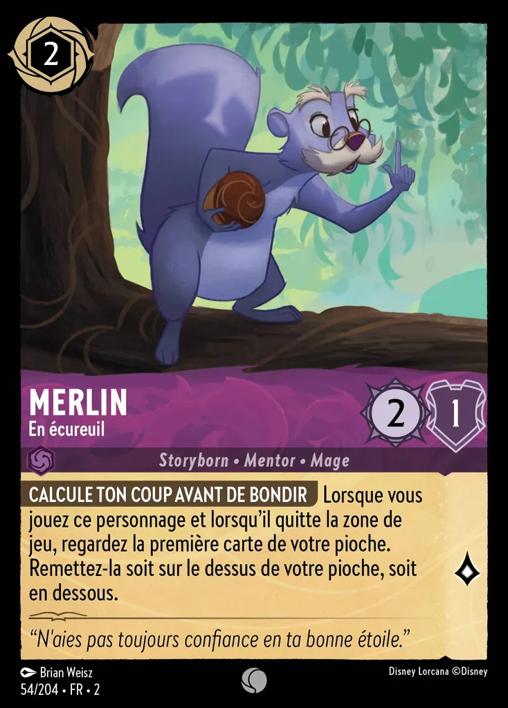 Merlin - En écureuil