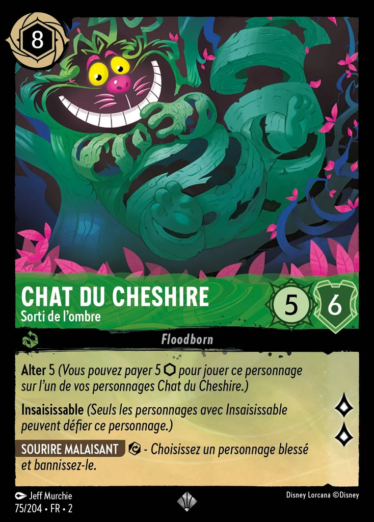 Chat du Cheshire - Sorti de l'ombre