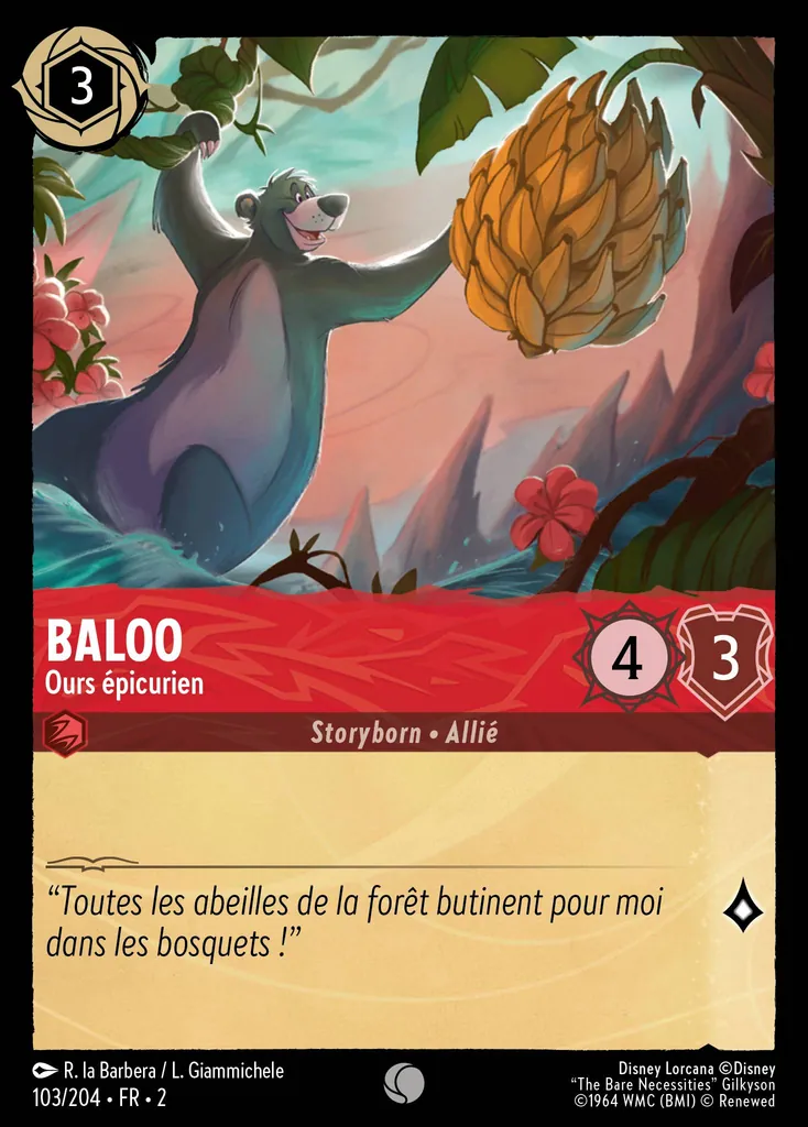Baloo - Ours épicurien